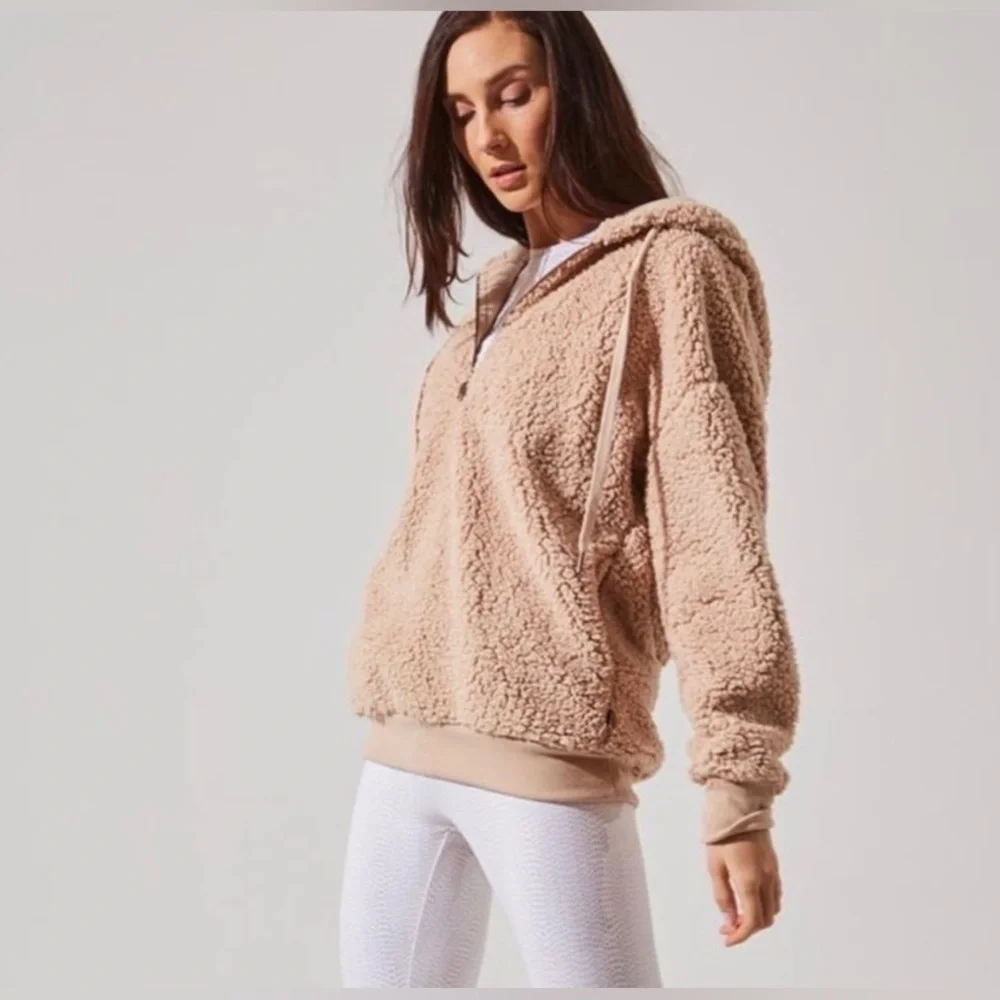 Stellar MPG Fleece Teddy Hooded Pullover - Picture 6 of 6